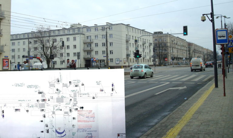 Zmiany na skrzyżowaniu ul. Popiełuszki i Krasińskiego