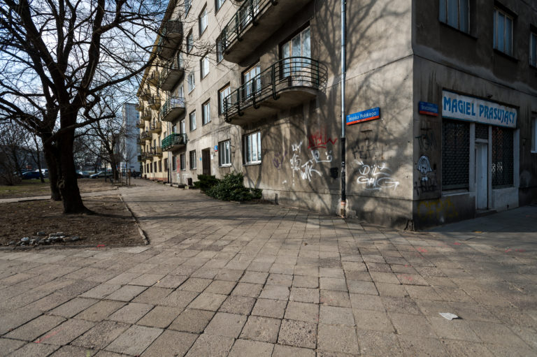 Remont chodnika w al. Wojska Polskiego